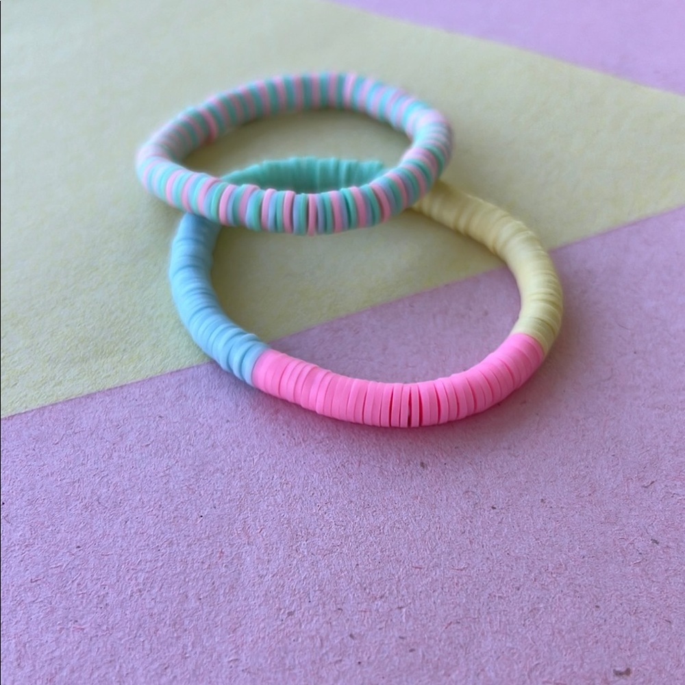 Pink and Blue Jewelry Accessories Set